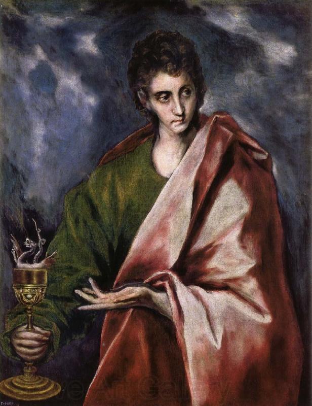 El Greco St John the Evanglist Norge oil painting art